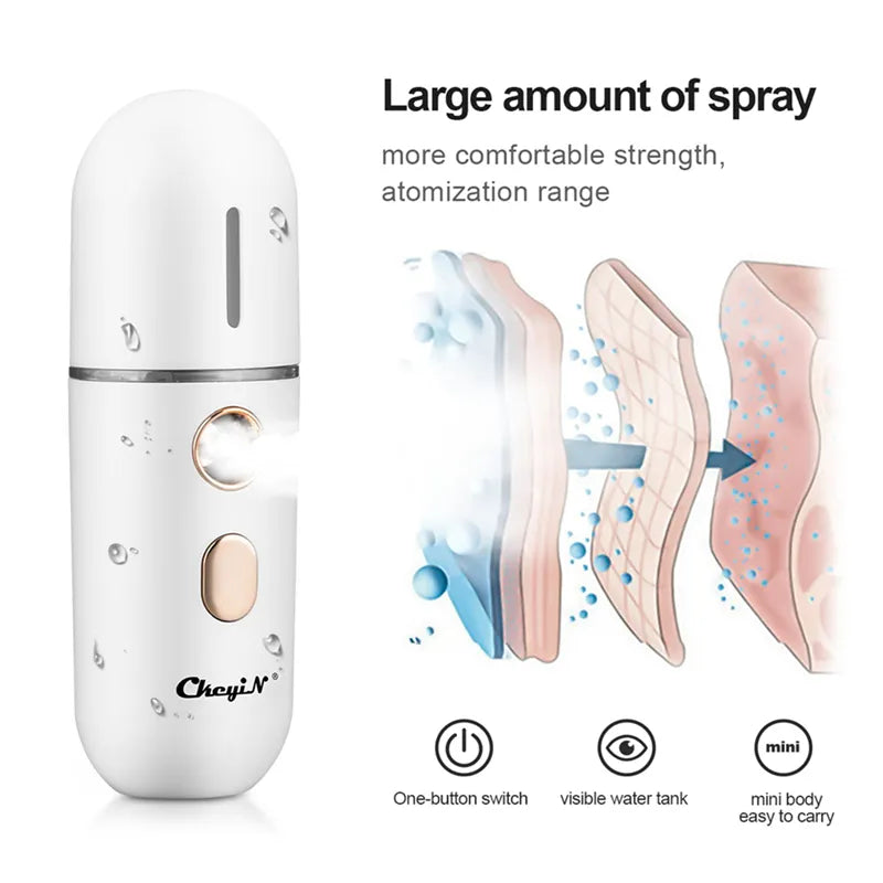 CkeyiN 30ml Mini Facial Steamer