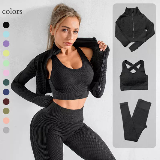 Seamless Women Yoga Set