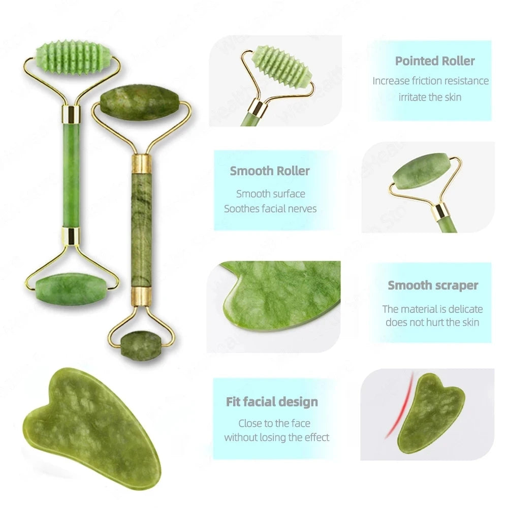 Gua Sha Face Roller Massager