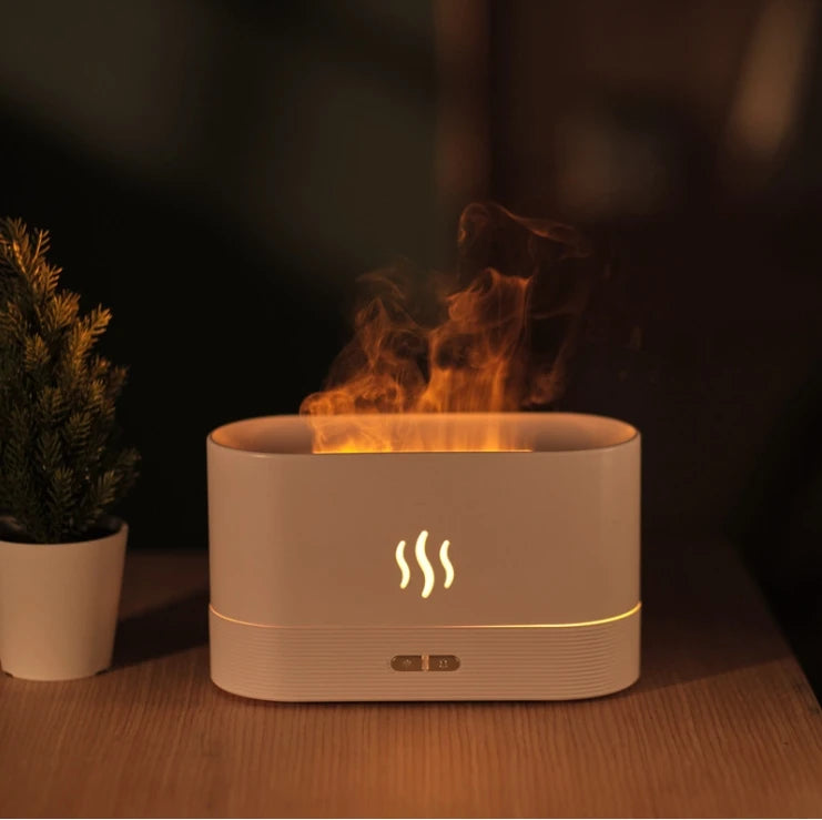 3D simulation flame humidifier