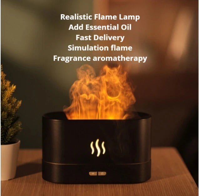 3D simulation flame humidifier