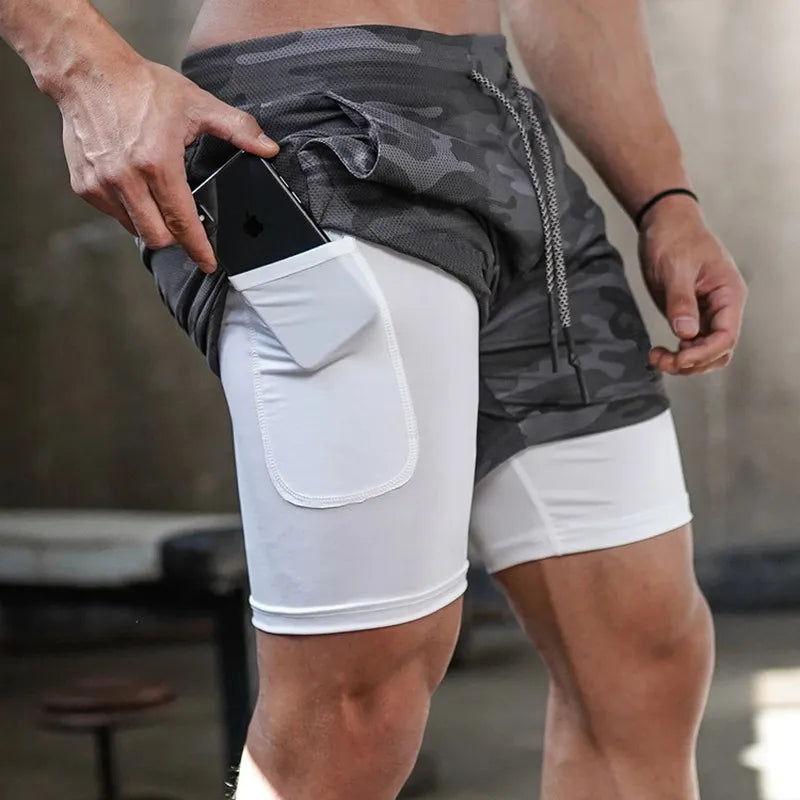 Camo Running Men Shorts