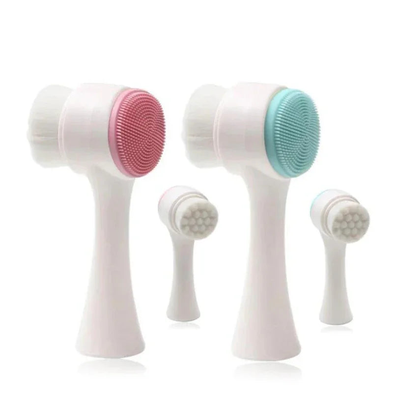 Double-sided Facial Cleanser Face Brush