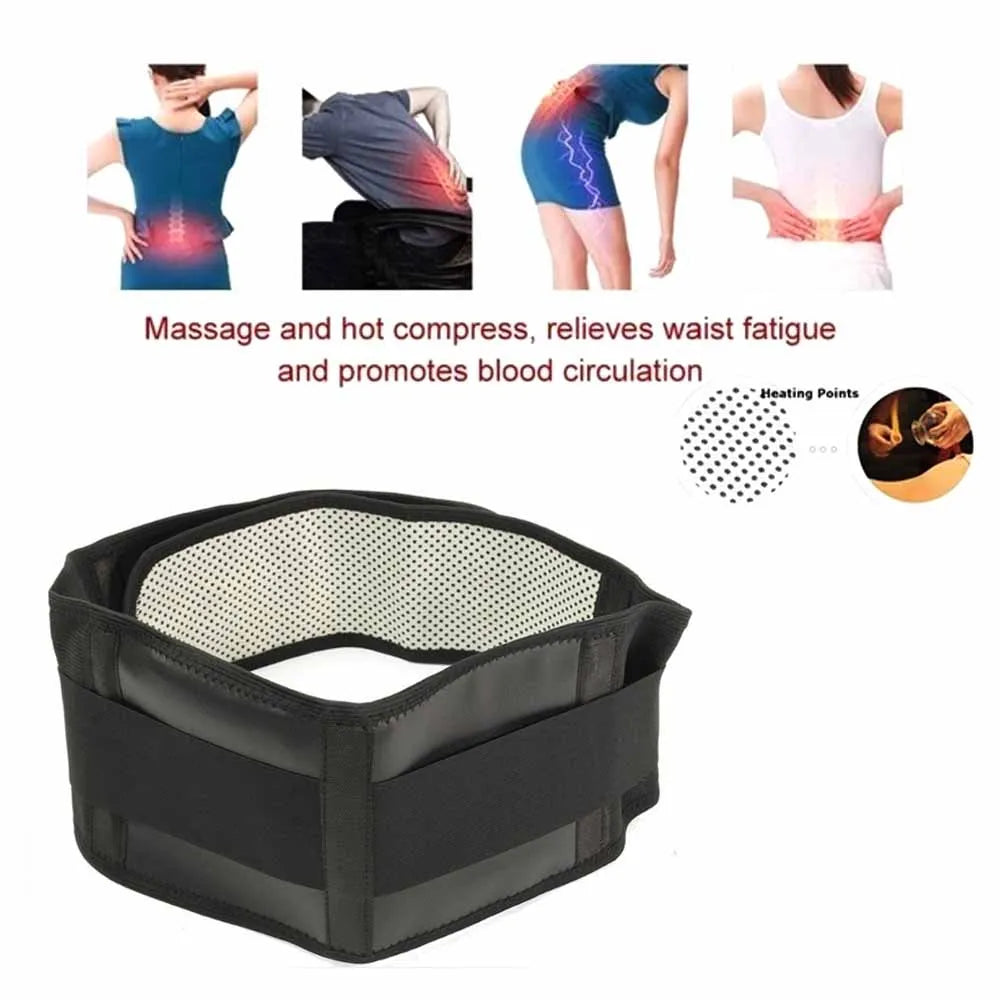 Adjustable Tourmaline Self Heating Waist Support Belt