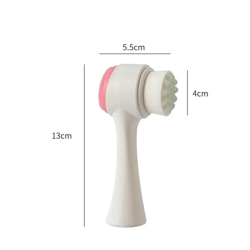 Double-sided Facial Cleanser Face Brush