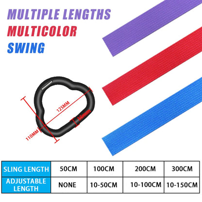 Non-Slip Olympic Gym Rings With Adjustable Straps