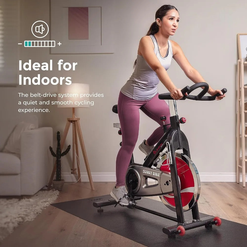 Indoor Exercise Bike, Heavy-Duty, Customizable For Comfort