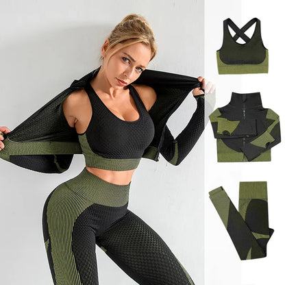 Seamless Women Yoga Set