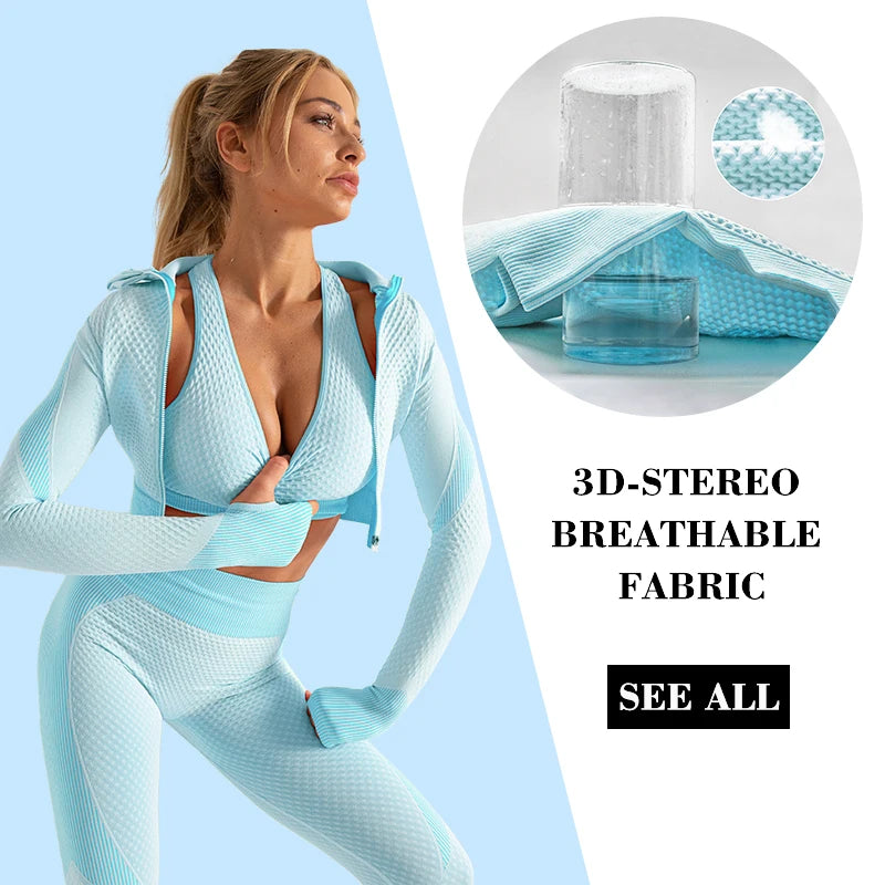 Seamless Women Yoga Set